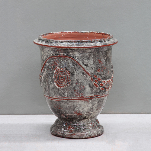 Marble Grey Anduze Noisy Urn- D28cm x  H32cm  