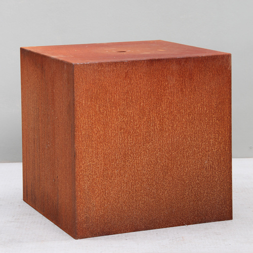 Corten Steel Cube