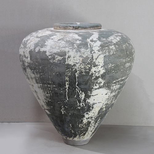 Green White Large Jar - D95cm x H110cm