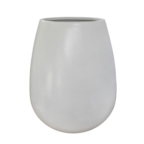 White Sagger Planter