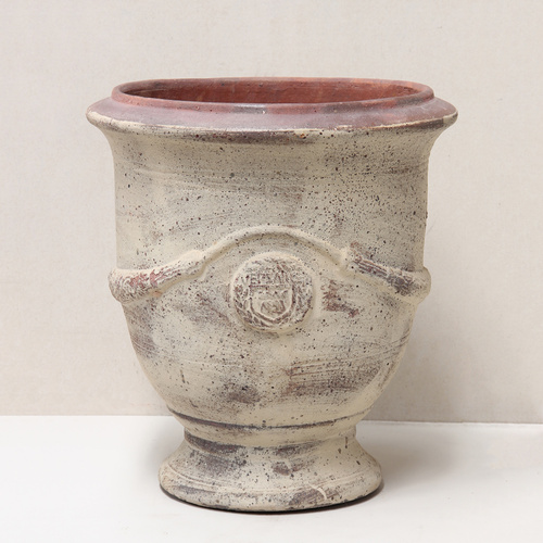 Worn White French Urn