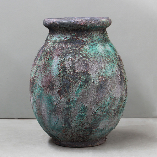 Midnight Green Olive Jar - D63cm x H73cm