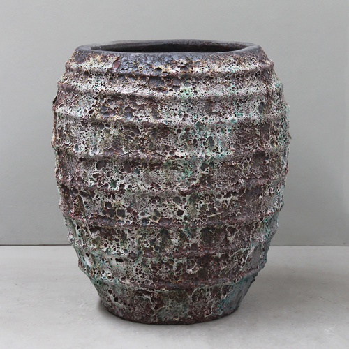 Midnight Green Hive jar - D67cm x H78cm