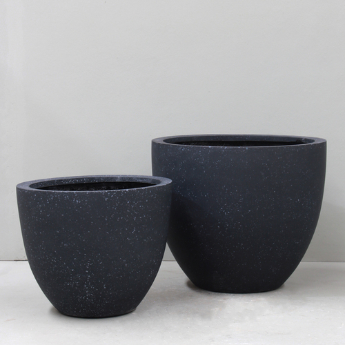 Black Egg Planter