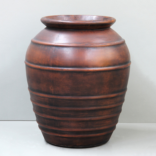 Cast Iron finish Beehive Jar - D59cm x H68cm